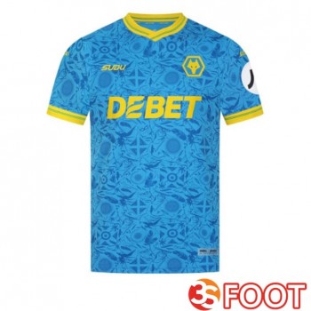 Maillot De Foot Wolves Third Bleu 2025/2026