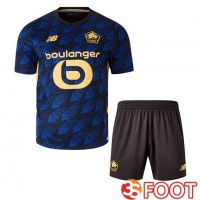 Maillot De Foot Lille OSC Enfant Third Bleu Noir 2025/2026