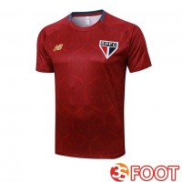 Training T-Shirts Sao Paulo FC Rouge 2025/2026