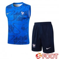 Gilet Foot France + Shorts Bleu 2025/2026