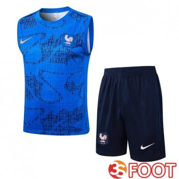 Gilet Foot France + Shorts Bleu 2025/2026