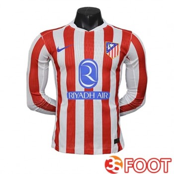 Maillot De Foot Atletico Madrid Domicile Manches Longues 2025/2026