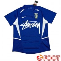 Maillot De Foot Brésil x Stussy Retro Exterieur 2002
