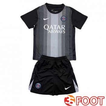 Maillot De Foot Paris PSG Enfant Gardien De but Noir 2025/2026