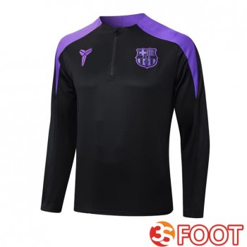 Training Sweatshirt FC Barcelone Noir Pourpre 2025/2026