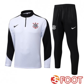Ensemble Survetement De Foot Corinthians Blanc 2025/2026