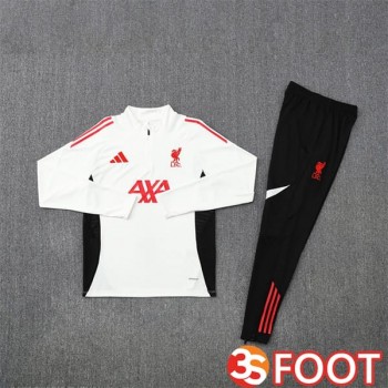 Ensemble Survetement De Foot FC Liverpool Blanc 2025/2026
