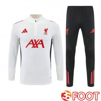 Ensemble Survetement De Foot FC Liverpool Blanc 2025/2026