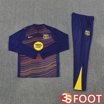 Ensemble Survetement De Foot FC Barcelone Bleu Royal 2025/2026