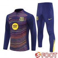 Ensemble Survetement De Foot FC Barcelone Bleu Royal 2025/2026