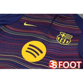 Ensemble Survetement De Foot FC Barcelone Bleu Royal 2025/2026