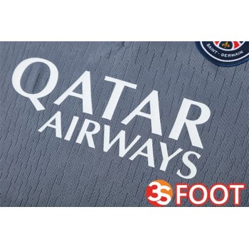 Ensemble Survetement De Foot Paris PSG Gris 2025/2026