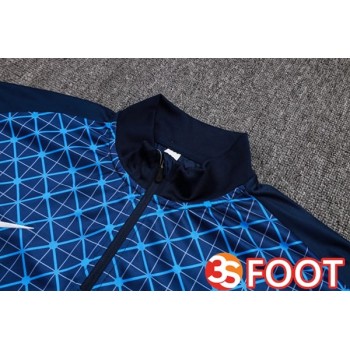 Ensemble Survetement De Foot Paris PSG Bleu Royal 2025/2026