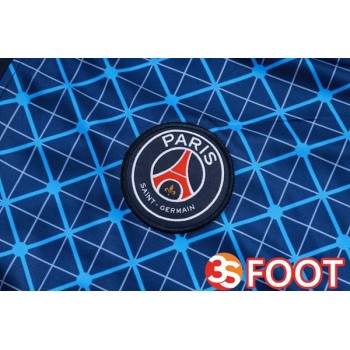 Ensemble Survetement De Foot Paris PSG Bleu Royal 2025/2026