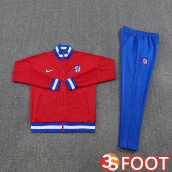 Ensemble Veste Survetement De Foot Atletico Madrid Rouge 2025/2026