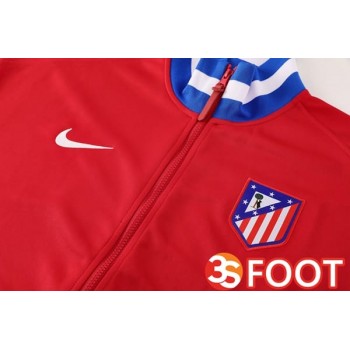 Ensemble Veste Survetement De Foot Atletico Madrid Rouge 2025/2026
