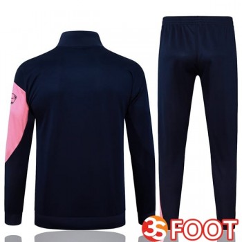 Ensemble Veste Survetement De Foot FC Barcelone Bleu Royal 2025/2026