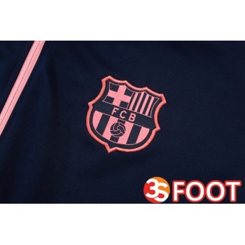 Ensemble Veste Survetement De Foot FC Barcelone Bleu Royal 2025/2026