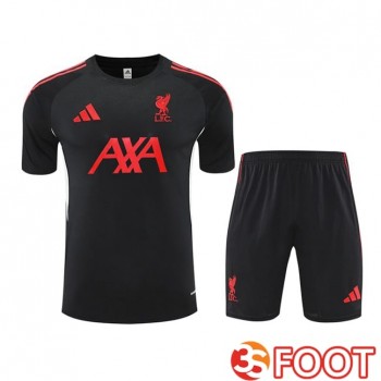 Ensemble Training T-Shirts FC Liverpool + Shorts Noir 2025/2026