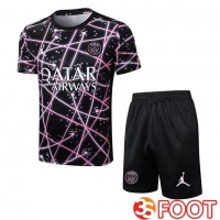 Ensemble Training T-Shirts Jordan Paris PSG + Shorts Noir 2025/2026