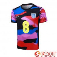 Training T-Shirts Angleterre Bleu Rouge Noir 2025/2026