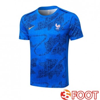 Training T-Shirts France Bleu 2025/2026