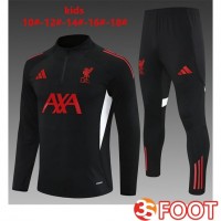 Ensemble Survetement De Foot FC Liverpool Enfant Noir 2025/2026
