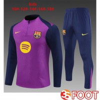 Ensemble Survetement De Foot FC Barcelone Enfant Pourpre 2025/2026