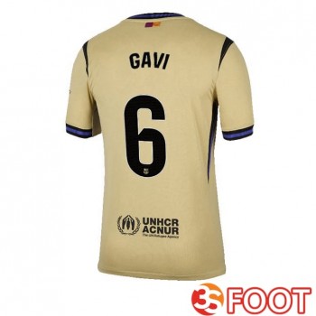 Maillot De Foot FC Barcelone (GAVI 6) Exterieur Jaune 2025/2026