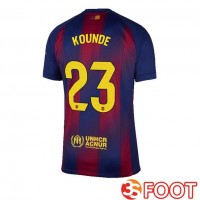 Maillot De Foot FC Barcelone (KOUNDE 23) Domicile Bleu Rouge 2025/2026