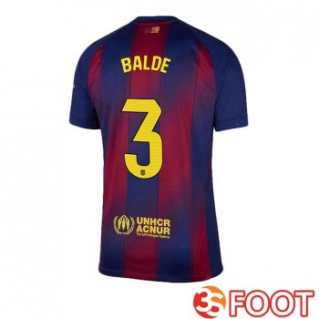 Maillot De Foot FC Barcelone (BALDE 3) Domicile Bleu Rouge 2025/2026