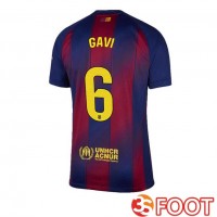 Maillot De Foot FC Barcelone (GAVI 6) Domicile Bleu Rouge 2025/2026