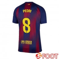 Maillot De Foot FC Barcelone (PEDRI 8) Domicile Bleu Rouge 2025/2026