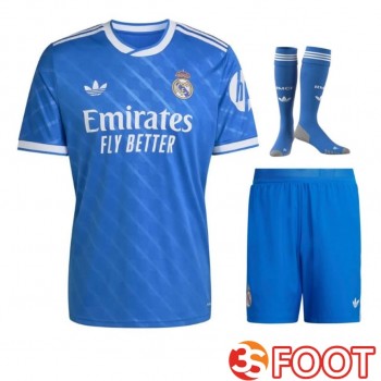 Ensemble Maillot Foot Real Madrid Third (Short + Chaussettes) 2025/2026