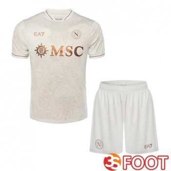 Maillot De Foot SSC Naples Enfant Exterieur Blanc 2025/2026
