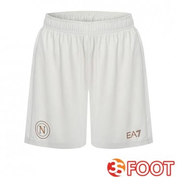 Short De Foot SSC Naples Exterieur Blanc 2025/2026