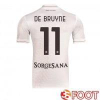 Maillot De Foot SSC Naples (Kevin De Bruyne 11) Exterieur Blanc 2025/2026
