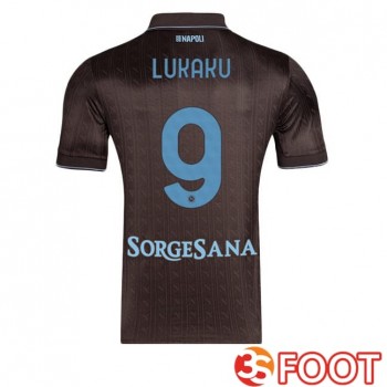 Maillot De Foot SSC Naples (Romelu Lukaku 9) Third Marron 2025/2026