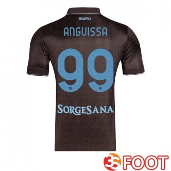 Maillot De Foot SSC Naples (André-Frank Anguissa 99) Third Marron 2025/2026