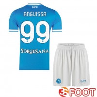 Maillot De Foot SSC Naples (André-Frank Anguissa 99) Enfant Domicile Bleu 2025/2026