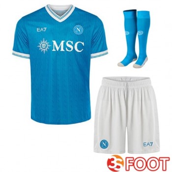Ensemble Maillot Foot SSC Naples Domicile (Shorts + Chaussettes) 2025/2026