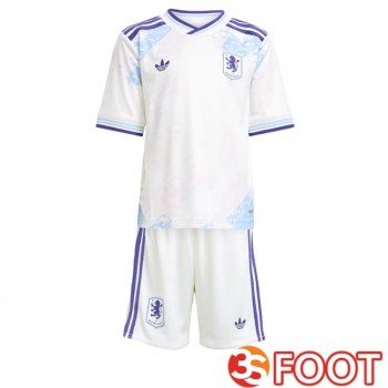 Maillot De Foot Aston Villa Enfant Third Blanc 2025/2026