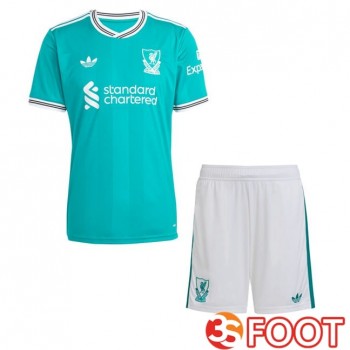 Maillot De Foot FC Liverpool Enfant Third Vert 2025/2026