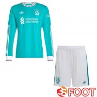 Maillot De Foot FC Liverpool Enfant Third Manche longue Vert 2025/2026