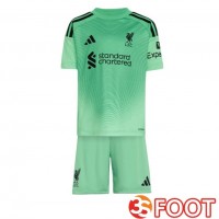 Maillot De Foot FC Liverpool Enfant Gardien De but Vert 2025/2026