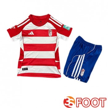 Maillot De Foot Granada CF Enfant Domicile Rouge Blanc 2025/2026