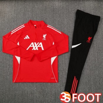 Ensemble Survetement De Foot FC Liverpool Rouge 2025/2026