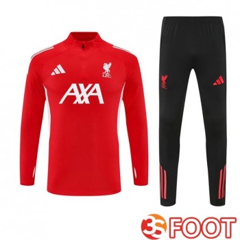 Ensemble Survetement De Foot FC Liverpool Rouge 2025/2026