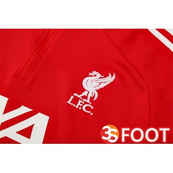 Ensemble Survetement De Foot FC Liverpool Rouge 2025/2026