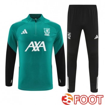 Ensemble Survetement De Foot FC Liverpool Vert 2025/2026